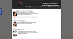 Desktop Screenshot of jadorehair.co.uk